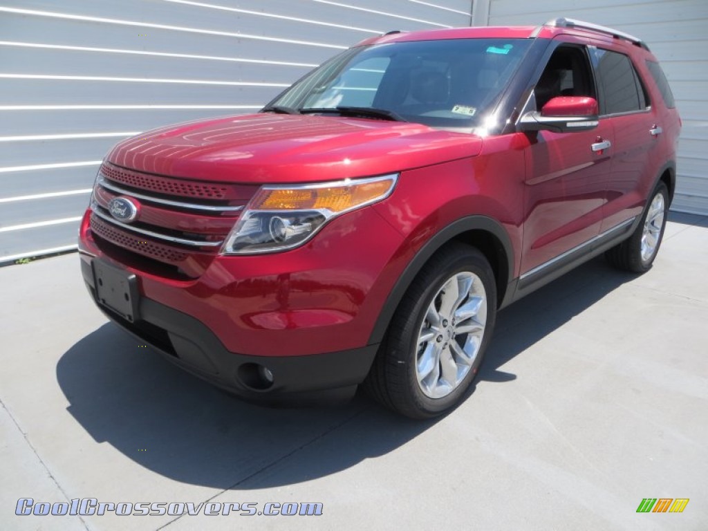 2014 Explorer Limited - Ruby Red / Charcoal Black photo #7