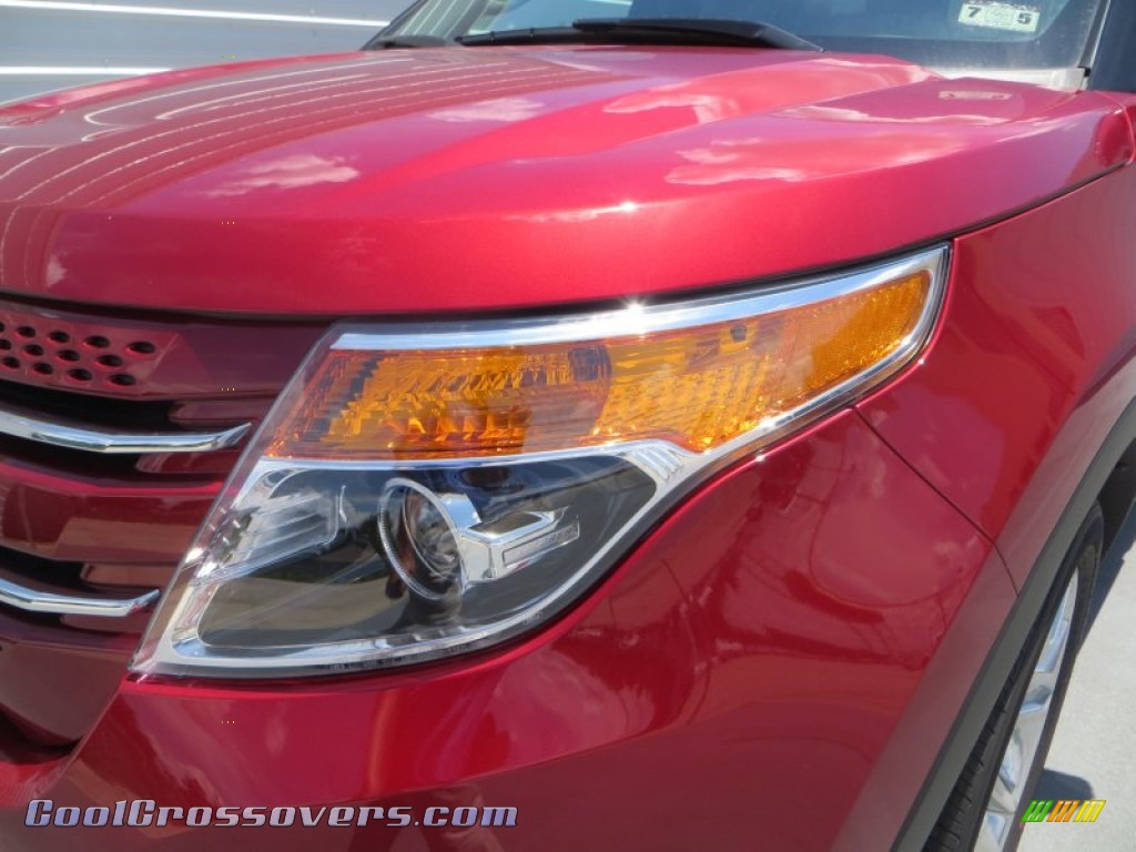2014 Explorer Limited - Ruby Red / Charcoal Black photo #9