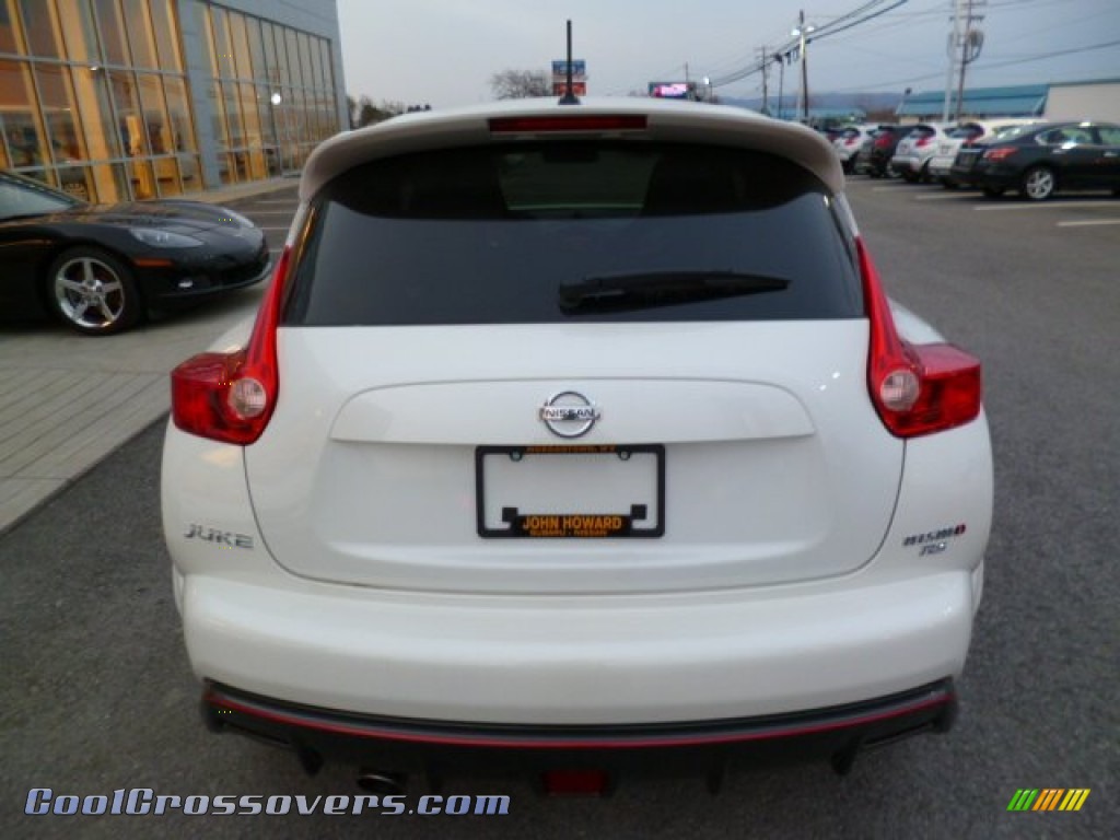 2014 Juke NISMO RS AWD - Pearl White / NISMO RS Leather/Synthetic Suede photo #6