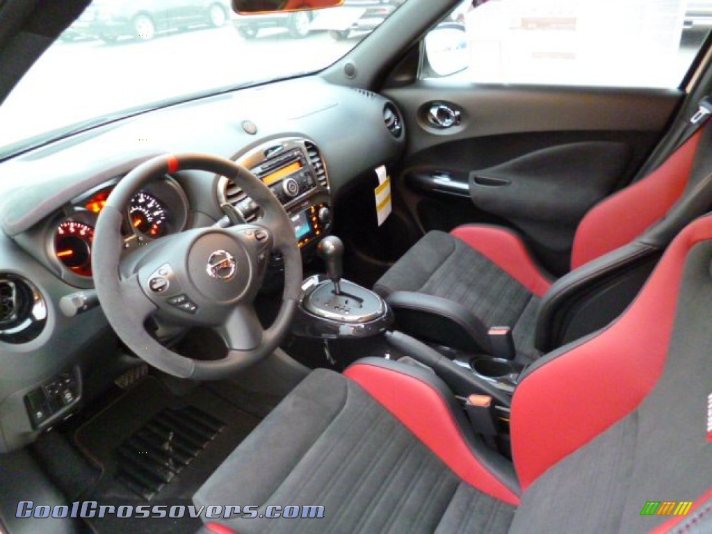 2014 Juke NISMO RS AWD - Pearl White / NISMO RS Leather/Synthetic Suede photo #16