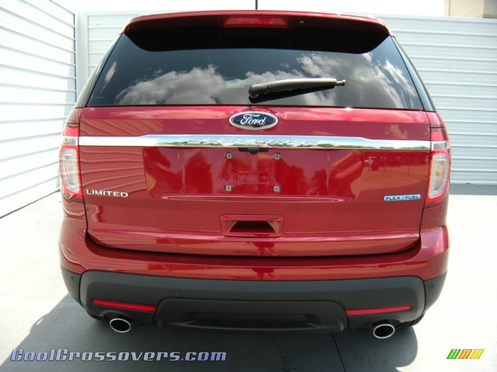 2015 Explorer Limited - Ruby Red / Charcoal Black photo #5