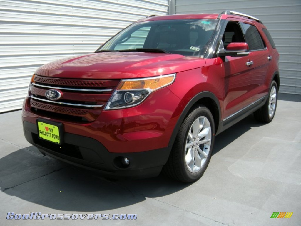 2015 Explorer Limited - Ruby Red / Charcoal Black photo #7