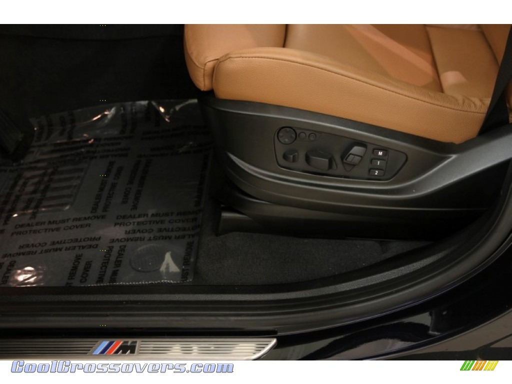 2013 X6 xDrive50i - Carbon Black Metallic / Saddle Brown photo #7