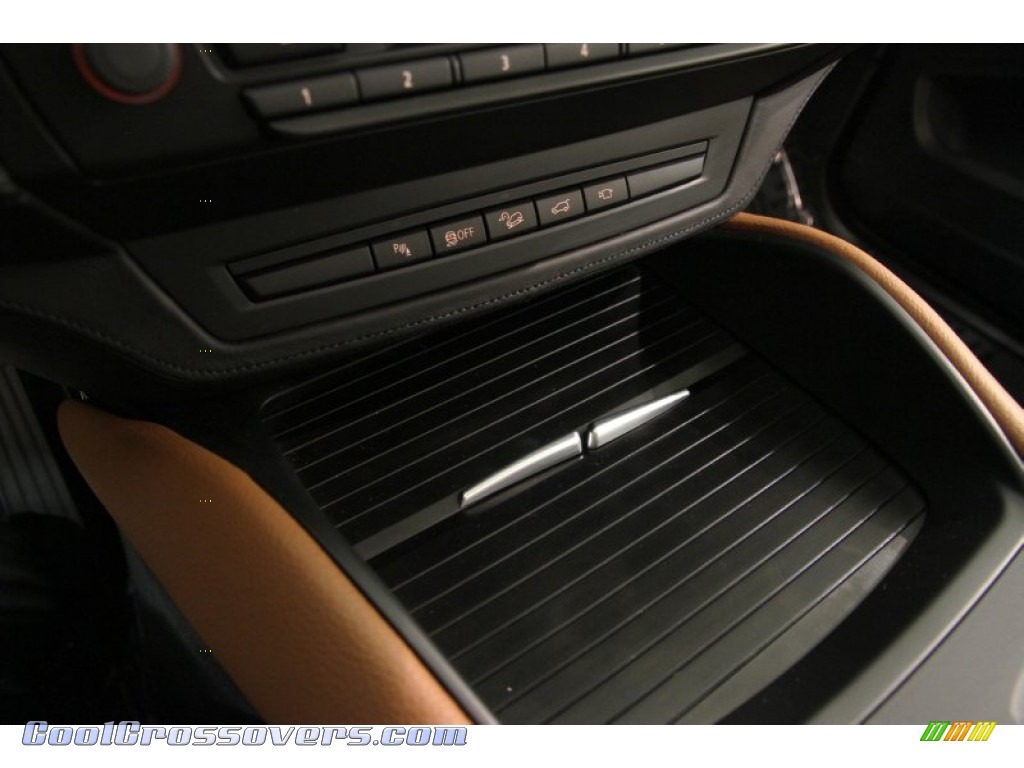 2013 X6 xDrive50i - Carbon Black Metallic / Saddle Brown photo #43