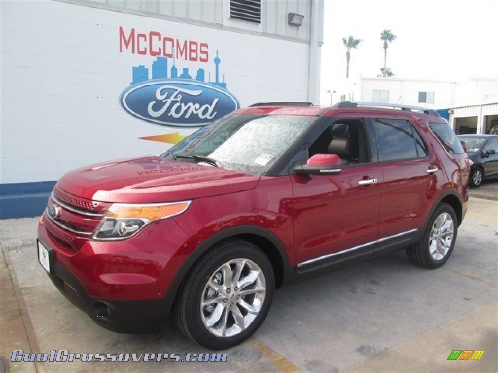 2015 Explorer Limited - Ruby Red / Charcoal Black photo #3