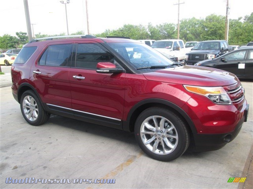 2015 Explorer Limited - Ruby Red / Charcoal Black photo #4