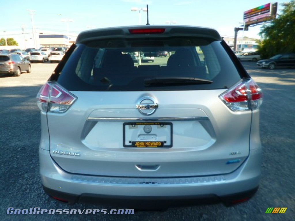 2014 Rogue S AWD - Brilliant Silver / Charcoal photo #6