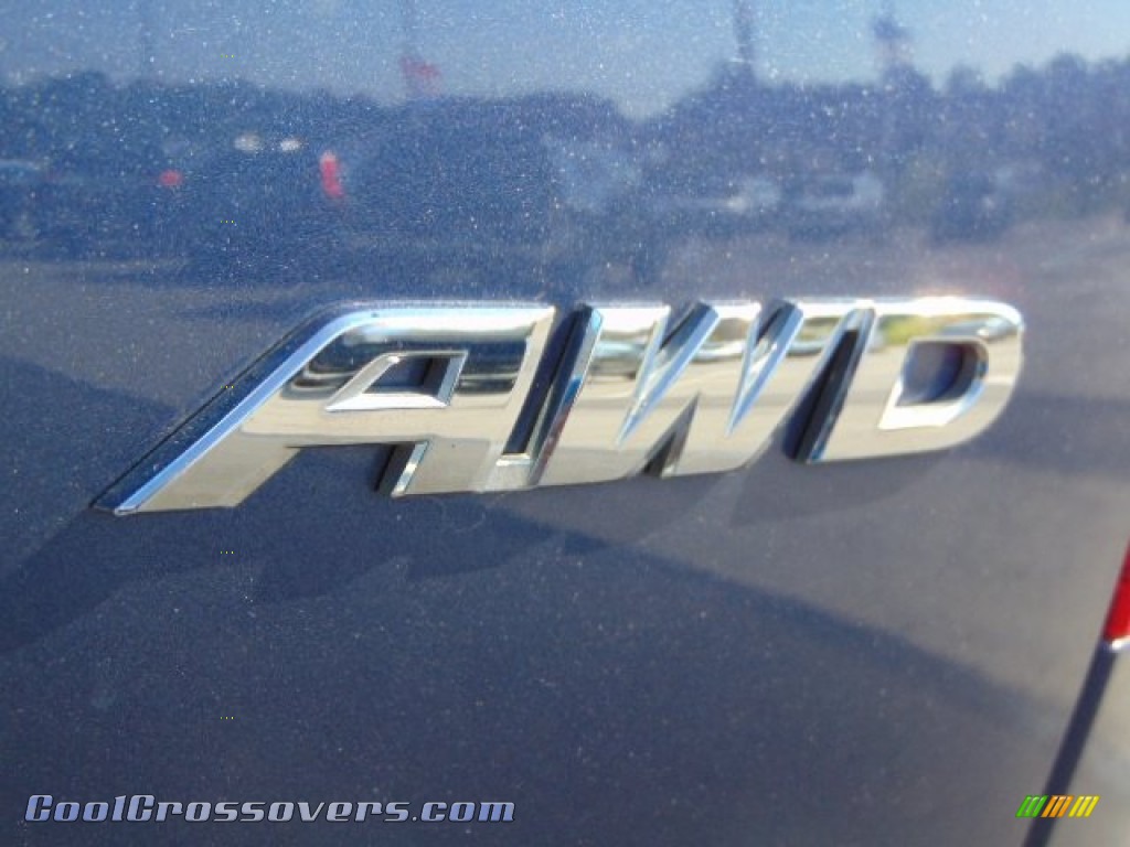 2012 CR-V EX 4WD - Twilight Blue Metallic / Gray photo #8