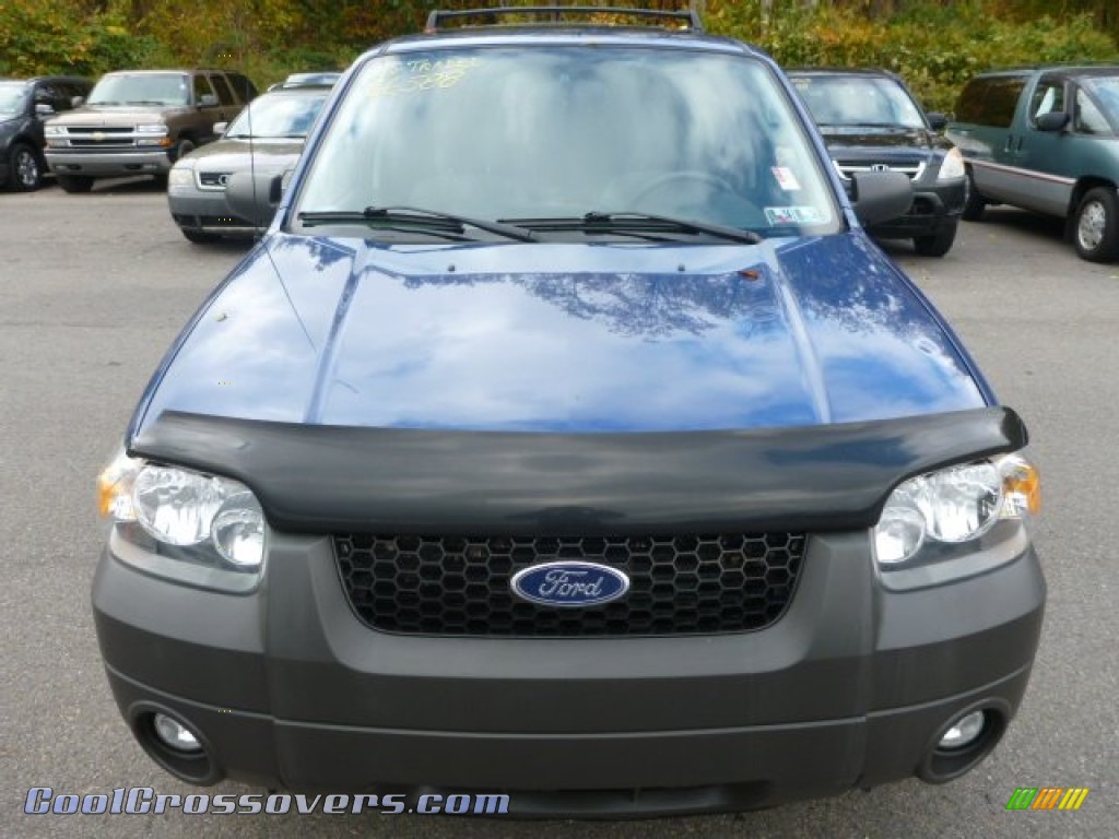 2007 Escape XLT V6 4WD - Vista Blue Metallic / Medium/Dark Flint photo #6