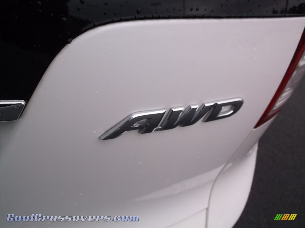 2013 CR-V EX-L AWD - White Diamond Pearl / Beige photo #9