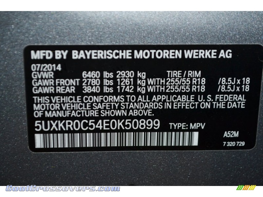 2014 X5 xDrive35i - Space Grey Metallic / Black photo #5
