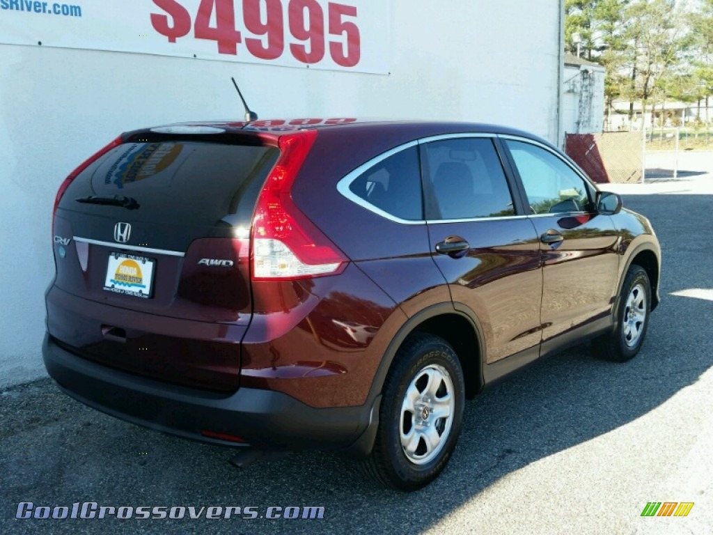 2012 CR-V LX 4WD - Basque Red Pearl II / Gray photo #21